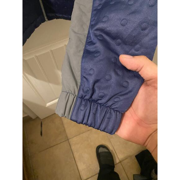 Air Jordan x Clot Chinese New Year Nylon Navy / Gray Zip Up Jacket Size Large - Picture 4 of 9